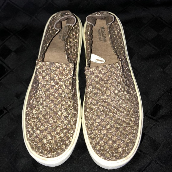 Mossimo Supply Co. Shoes - Stretchy Metallic Basket Weave Slip-one!